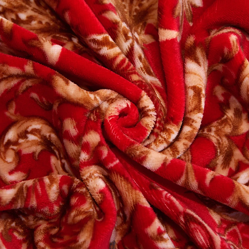 Evropski stil posteljnina nabor Runo tkanine Posteljo stanja, odeja cover prevleke 4pcs