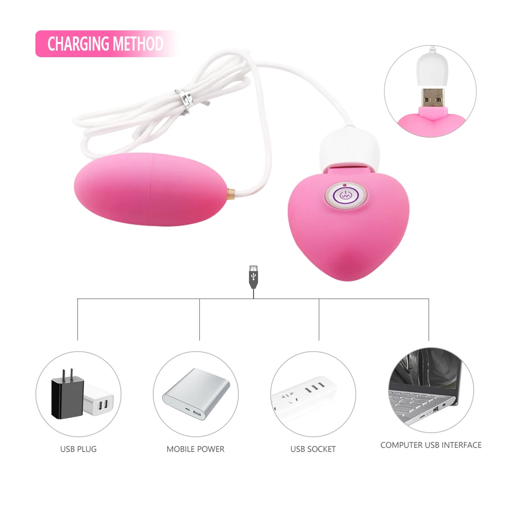 EXVOID Daljinsko Jajce Vibrator Sex Igrače za Ženske Nepremočljiva USB Charge Vibratorji za Žensko, G-Spot Massager Klitoris Stimulator