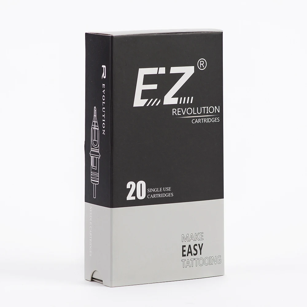 EZ Revolucije Tatoo Igle Kartuše Krog Linijskih #14 0.40 mm, Super Tesen X-taper 7.0 mm za Sistem, pralni in prijemala 20pcs/box