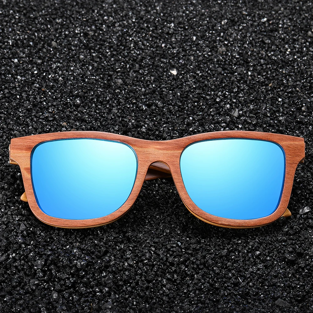 EZREAL Polarizirana Skateboard Lesene sončna Očala Moških UV400 Oblikovalec sončna Očala Očala Gafas De Sol De Los Hombres Polarizados
