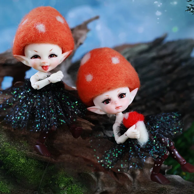 Fairyland Realpuki Mimi Titi & Sira Lutka 1/13 BJD Lutka celoten sklop Smolo Igrače za Otroke Presenečenje, Darila, FL MNF Elf lutka