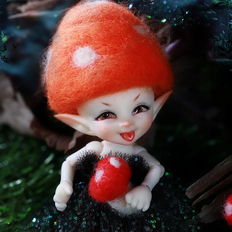 Fairyland Realpuki Mimi Titi & Sira Lutka 1/13 BJD Lutka celoten sklop Smolo Igrače za Otroke Presenečenje, Darila, FL MNF Elf lutka