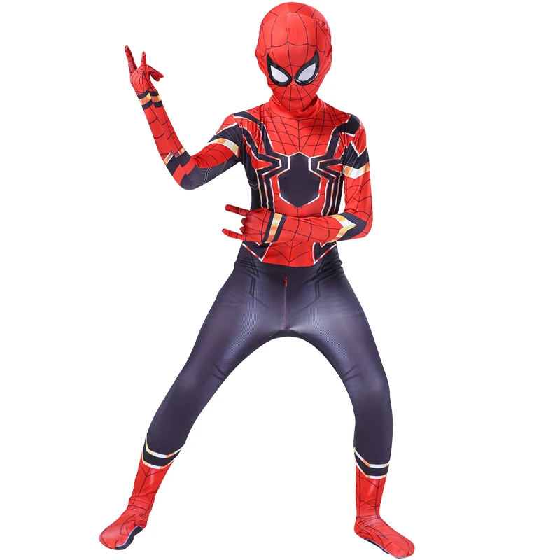Fantasia infantil milj morales spider kostum man cosplay otroci obleko Super junak masko za Moške anime fantasia infantil menino