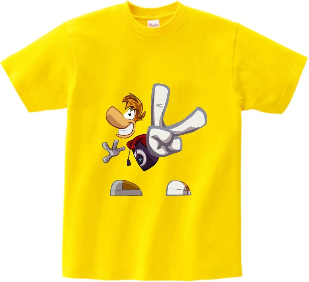 Fantje in Dekleta, Risanka T shirt Rayman Legends Avanture Igre Natisni T-shirt otrok Smešno Oblačila Otroci Multi-barvni t shirt NN