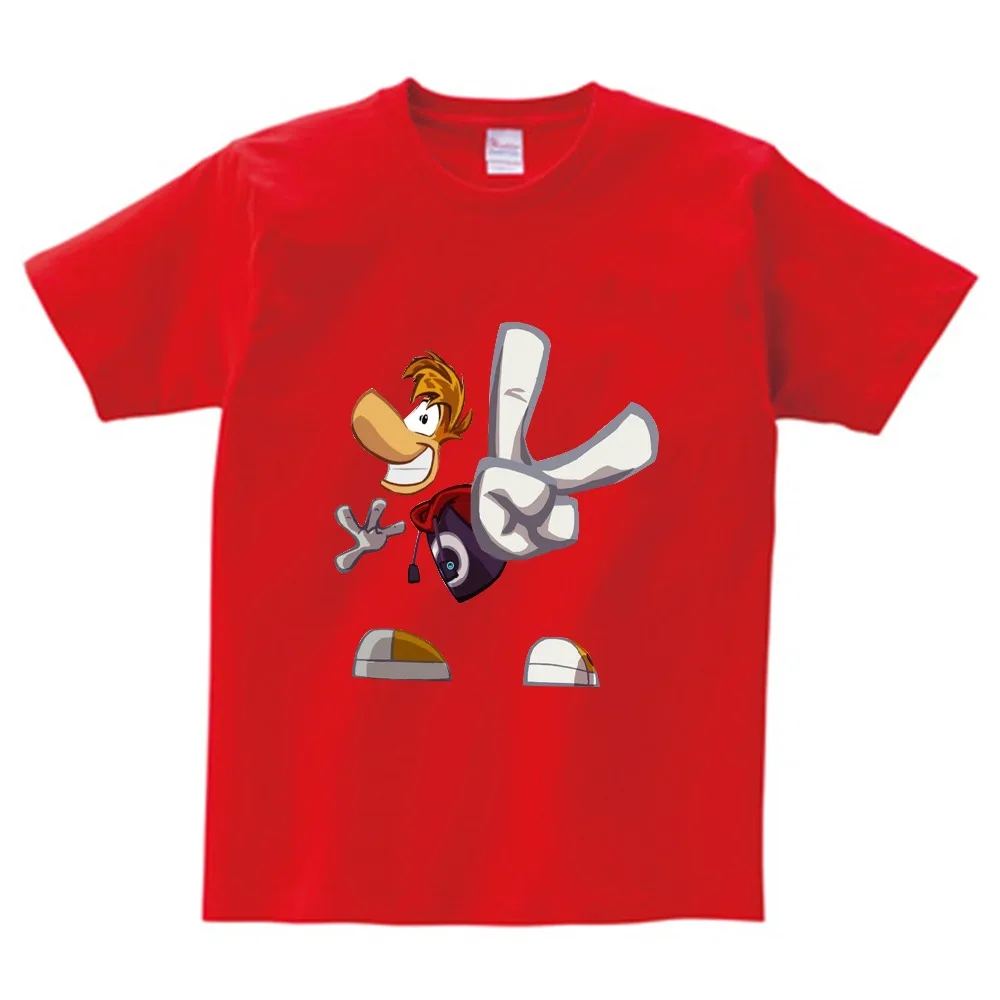 Fantje in Dekleta, Risanka T shirt Rayman Legends Avanture Igre Natisni T-shirt otrok Smešno Oblačila Otroci Multi-barvni t shirt NN