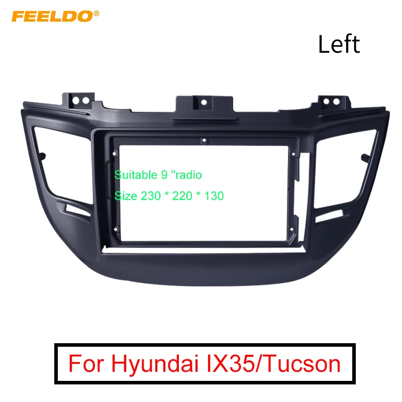 FEELDO Avtomobilski Stereo Audio (Stereo zvok Fascijo Okvir Adapter Za Hyundai IX35/Tucson 9
