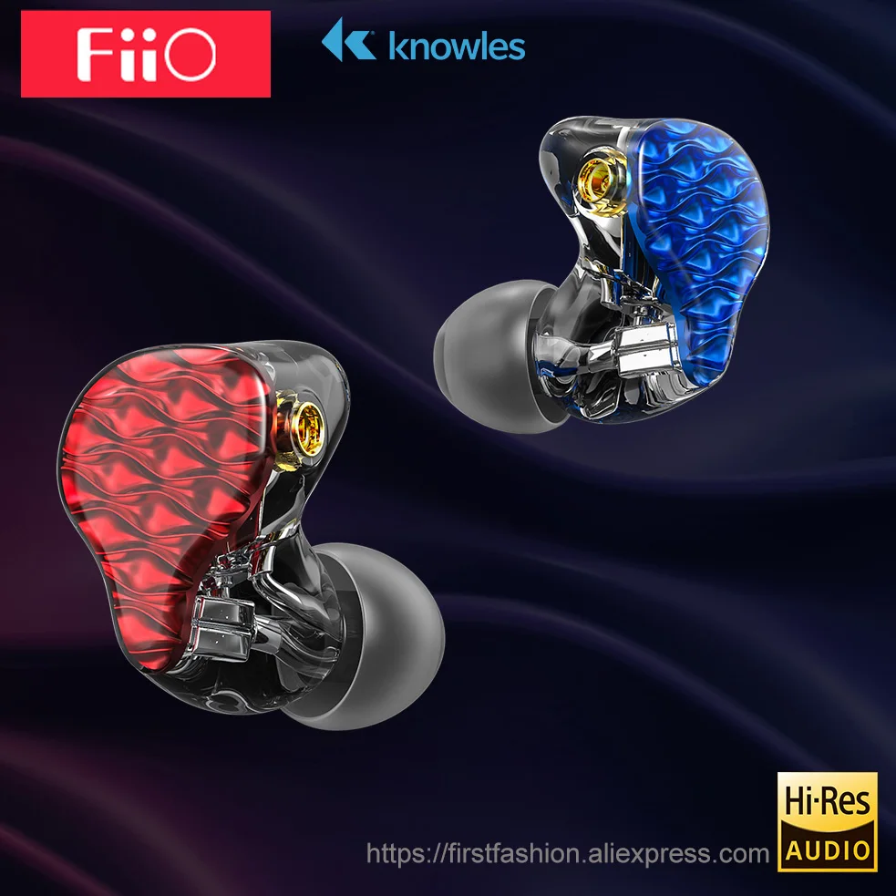 FiiO FA7 hi-fi slušalke, Kovinsko Ohišje Knowles Snemljiv Kabel MMCX Design Quad Voznik Hibridni Slušalke 3,5 mm vtič