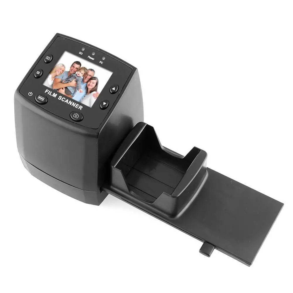 Film Skener 35mm Negativ Film Skener Visoka kakovost Mini Foto Potisnite optični bralnik Podpira sistem Windows 2.4 palčni LCD-Zaslon