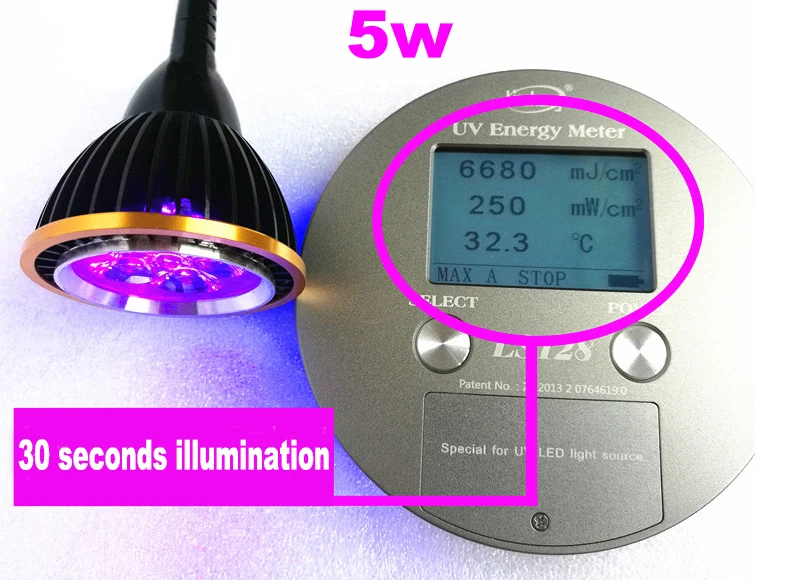 Fleksibilne Cevi 5W UV LED Black Ultra Vijolična Svetloba 395nm Pozornosti Spona Clip Lučka Za Vklop/Izklop Plug Zdravljenju Nail Art Gel za Lase