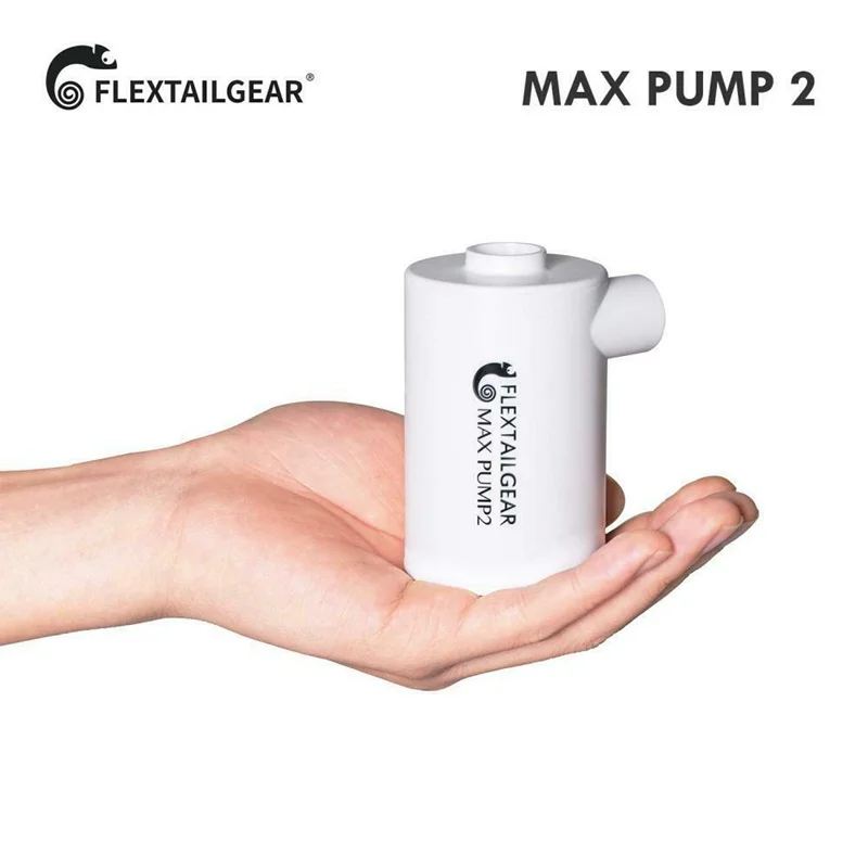 FLEXTAILGEAR Max Črpalka 2 Ultralahkih USB Polnilne Nepremočljiva Črpalka Zrak Napihne Vbočeno za Plavanje Obroč Kampiranje Pad Vzmetnice