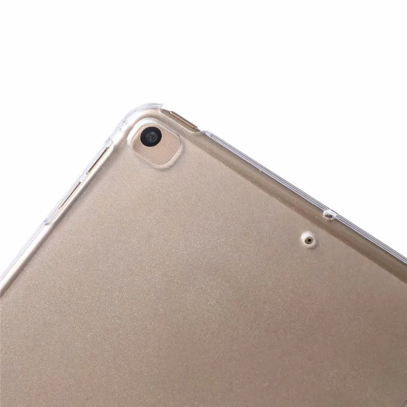 Flip Case za iPad Mini 5 Primeru,PU Usnje Ultra Slim+Prozoren Plastični Nazaj Smart Cover za ipad Mini 5 7.9 palčni 2019 Primeru