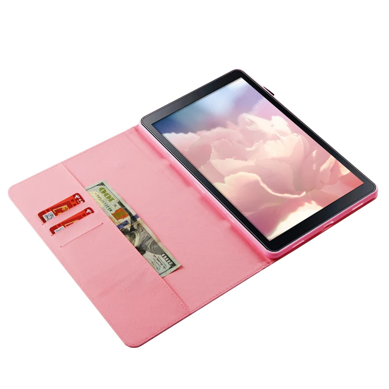 Flip Case za Samsung Galaxy Tab 10,5 2018 SM-T590 T595 T597 PU Usnje Mehko Silicij Zadnji Pokrovček za Samsung Tab 10,5 Primeru