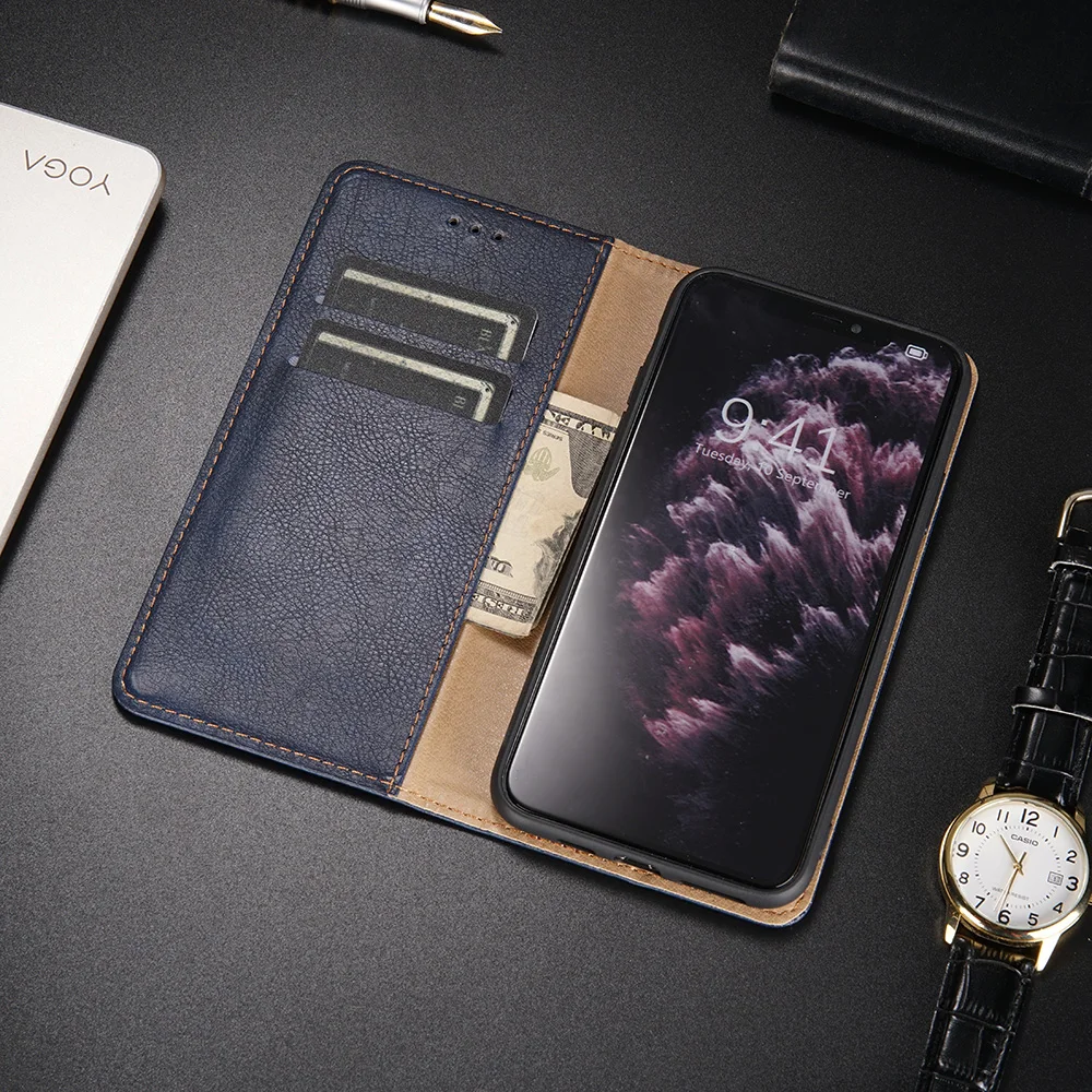 Flip Case Za Samsung Note 10 pro 20 Ultra Pokrovček Za Galaxy Note10 lite 9 8 5 4 N9100 N9200 Poslovnih Denarnice Primeru Coque Imetnika