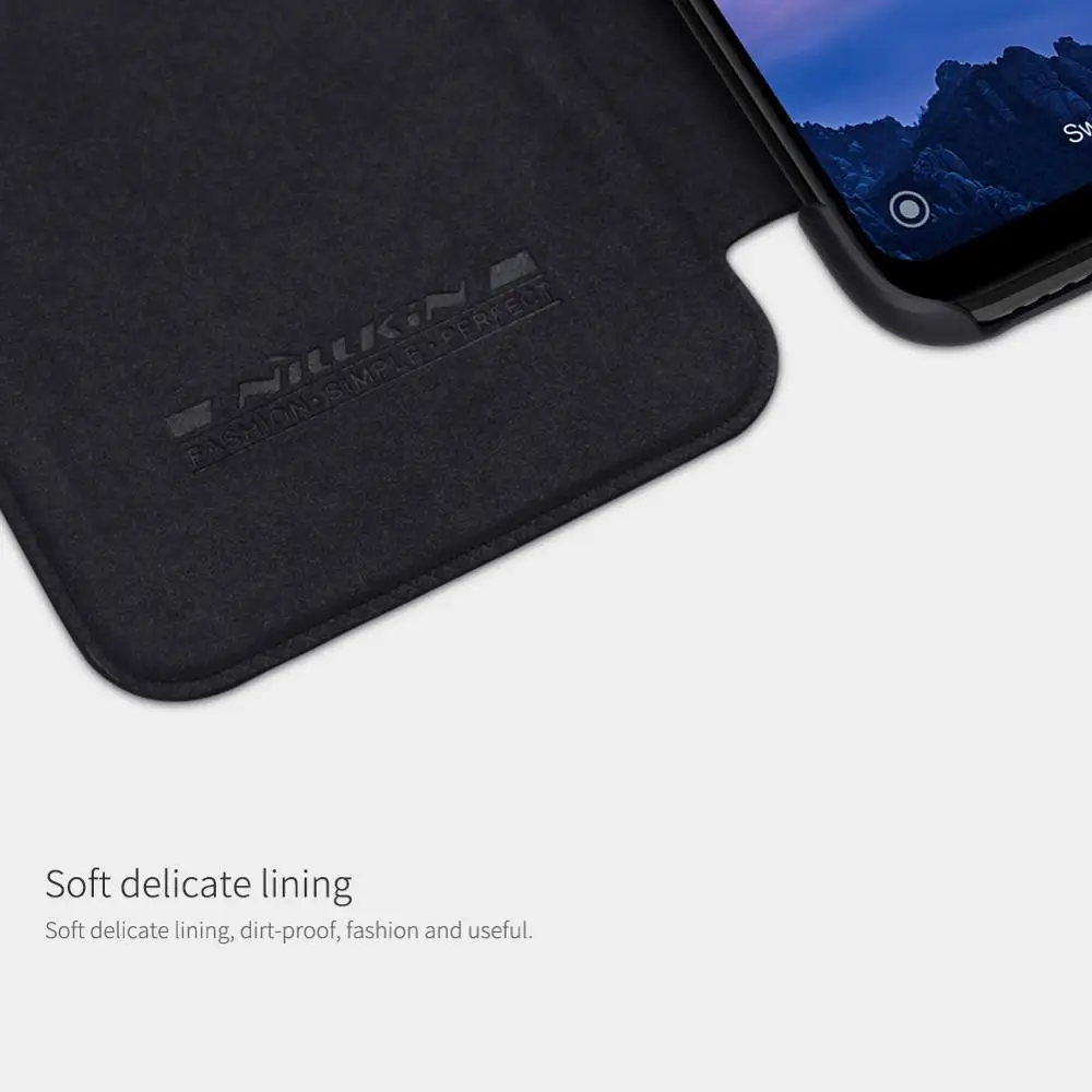 Flip Case Za Xiaomi Redmi 7 NILLKIN Qin Serije Flip Usnja Kritje Za xiaomi redmi 7 Telefon pokrijemo s Kartico Porket Denarnice Primeru