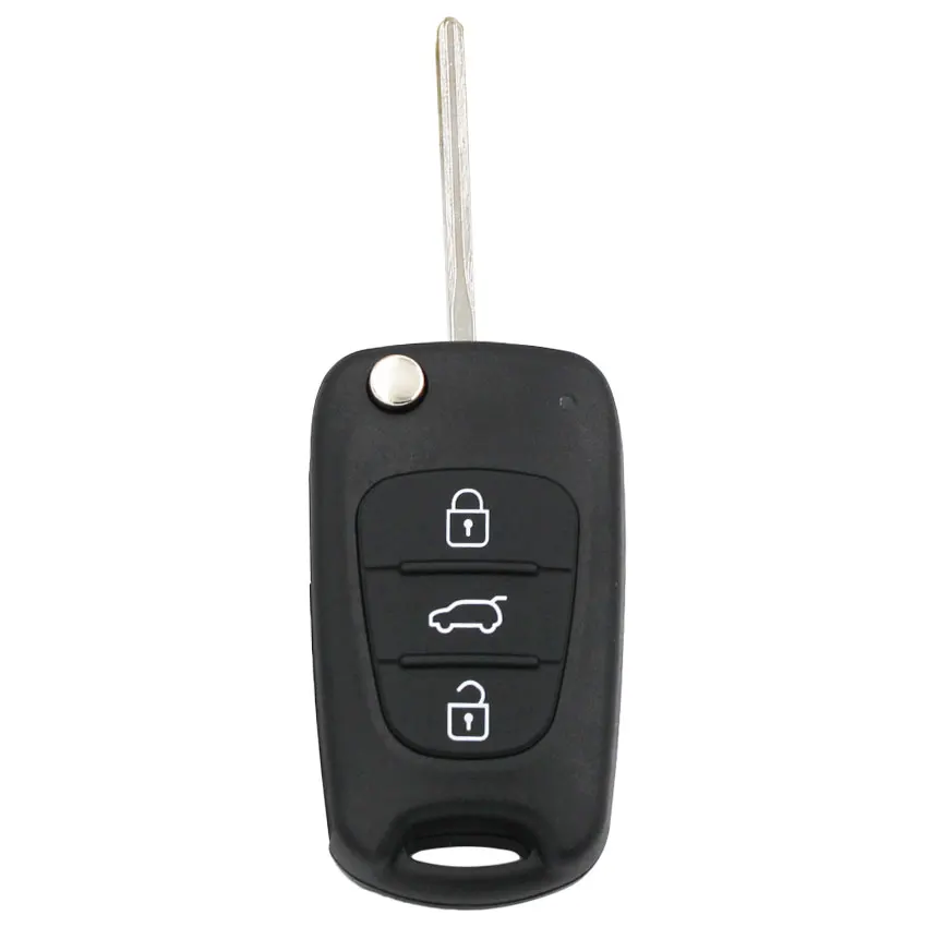 Flip zložljiva 3 gumb 433MHZ z id46 čip daljinski ključ fob za Hyundai i30 ix35