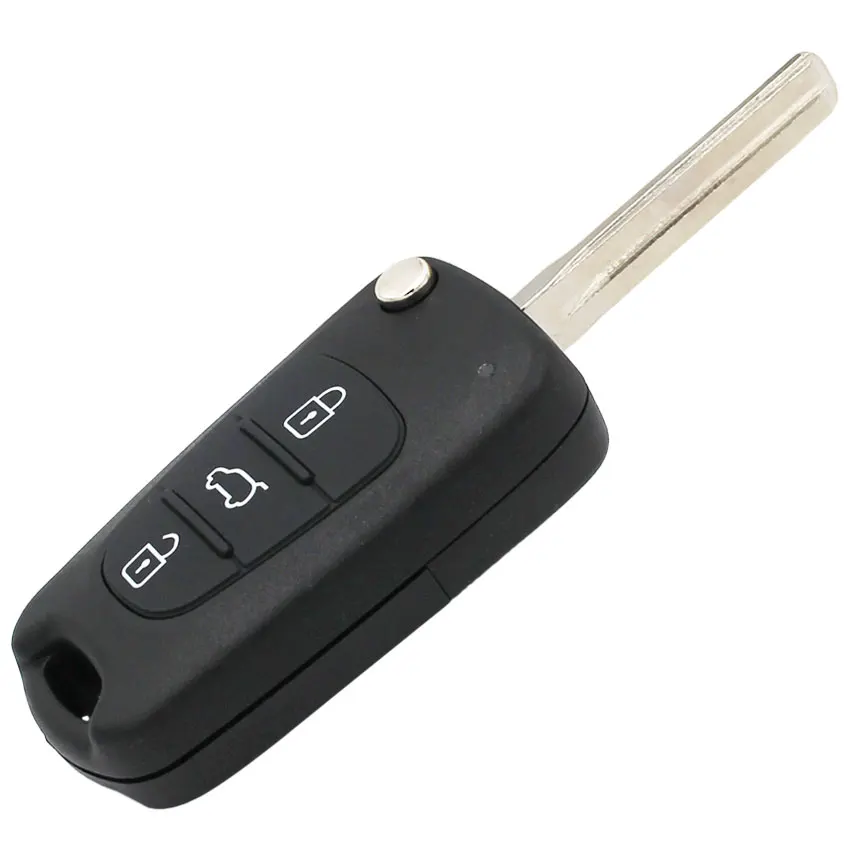 Flip zložljiva 3 gumb 433MHZ z id46 čip daljinski ključ fob za Hyundai i30 ix35