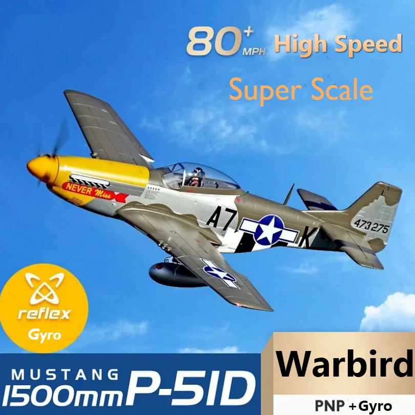 FMS RC Letalo 1500mm 1,5 M P51 P-51 Mustang 6S z Skrije LED Reflex Žiro PNP Obsega Gaint Big Warbird Model Letalo Letalo