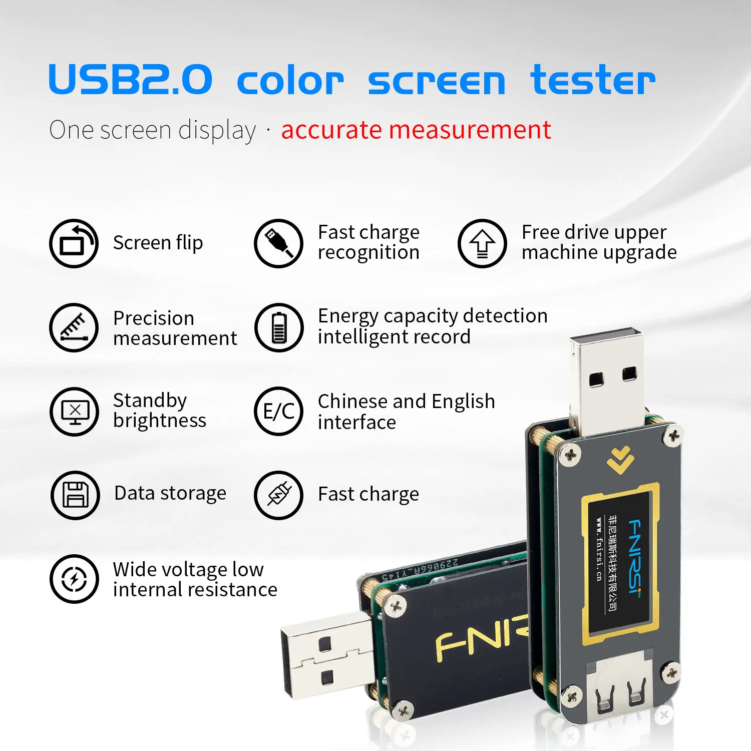 FNB28 Toka In Napetosti Meter USB Tester QC2.0/QC3.0/FCP/SCP/AFC Hitro Polnjenje Protokol sproži Zmogljivosti Test