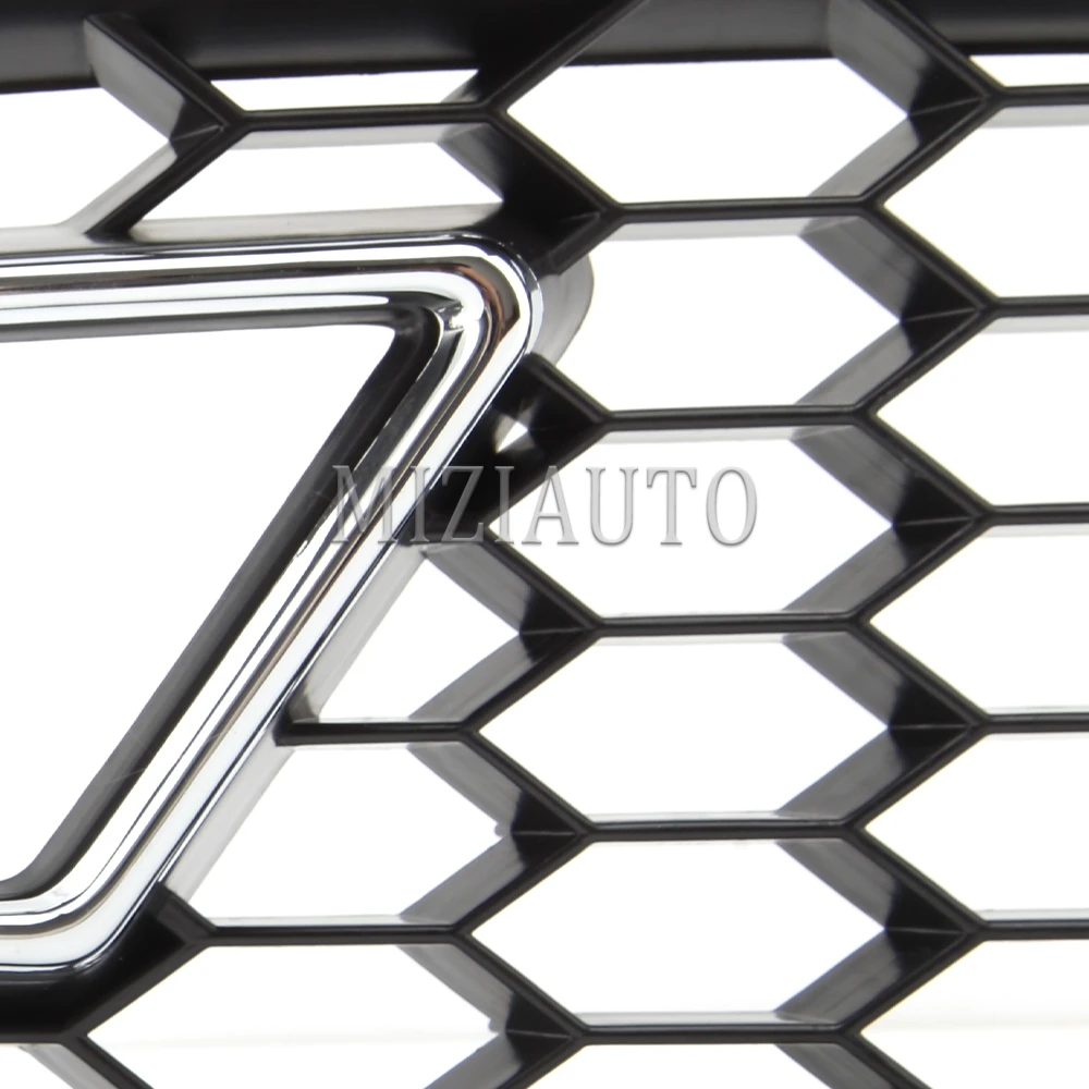 Foglights Spodnja Mreža za Audi A4 A4L B9 2013-Luči za Meglo Žar (Črno Mrežico+Pokrov) chrome avto dodatki
