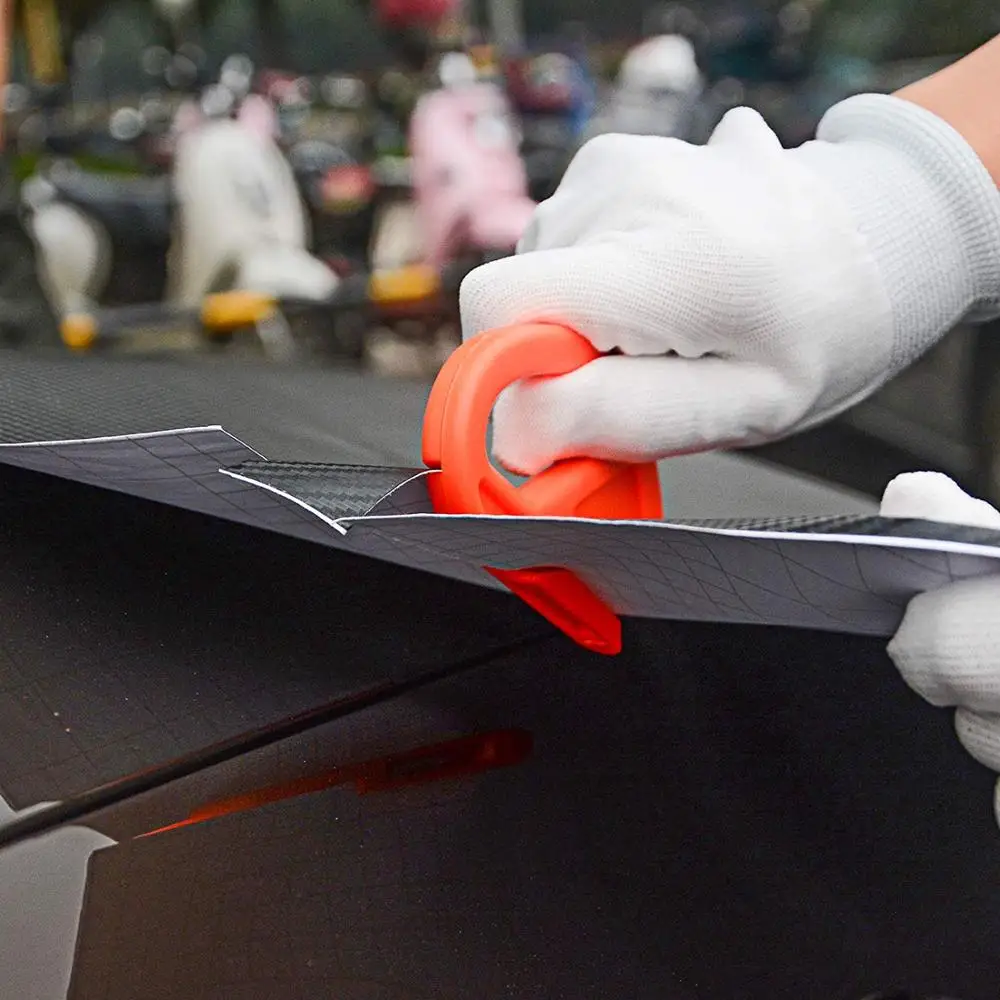FOSHIO 4PCS Varnost Vinyl Nož iz Ogljikovih Vlaken Film Car Wrap Orodje Okno Nalepke Nalepke Rezanje Papirja Multi Orodje Ročno Orodje