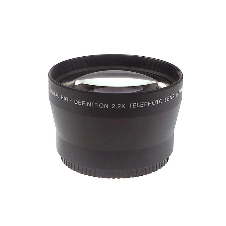Fotoaparat Telefoto Objektiv 2.2 X 62mm Visoke Hitrosti Tele Lente lentes Blizu Altura za Canon, Nikon, Sony 18-200/18-250mm