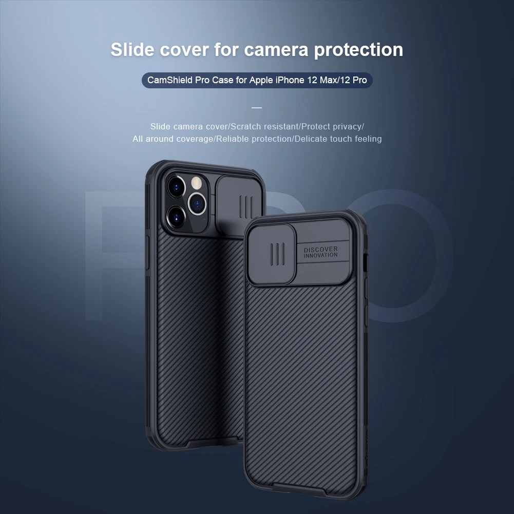 Fotoaparat Varstvo Potisnite Pokrov za Zaščito iPhone 11 12 Pro Max Primeru,NILLKIN Objektiv Varstvo Primeru za iPhone Mini 12/12 11Pro Max