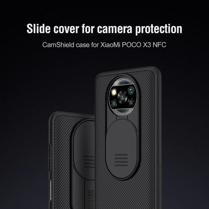 Fotoaparat Varstvo Primeru za Xiaomi POCO X3 NFC primeru Nillkin Stran Protect zaščitni Pokrov Za POCO X3 NFC ohišje Fundas