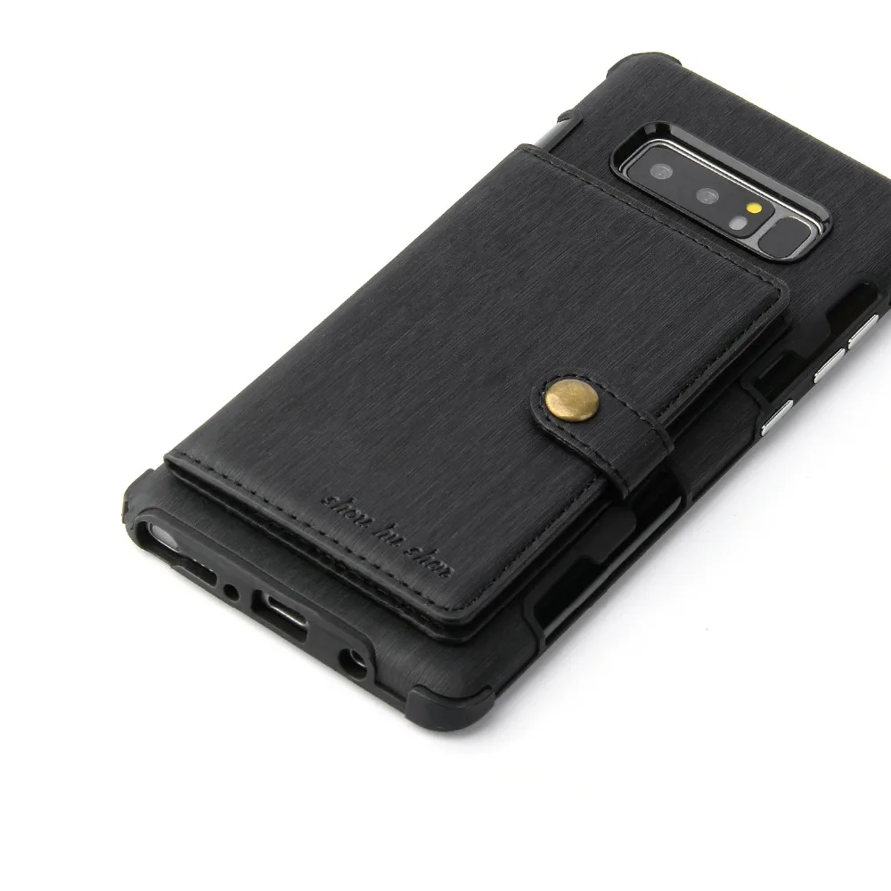 FULAIKATE Brušena Denarnice Ohišje za Samsung Galaxy Note 8 Kartico Žep Nazaj Kritje za note8 SM-N9500 Risanje Telefon Zaščitna Primerih