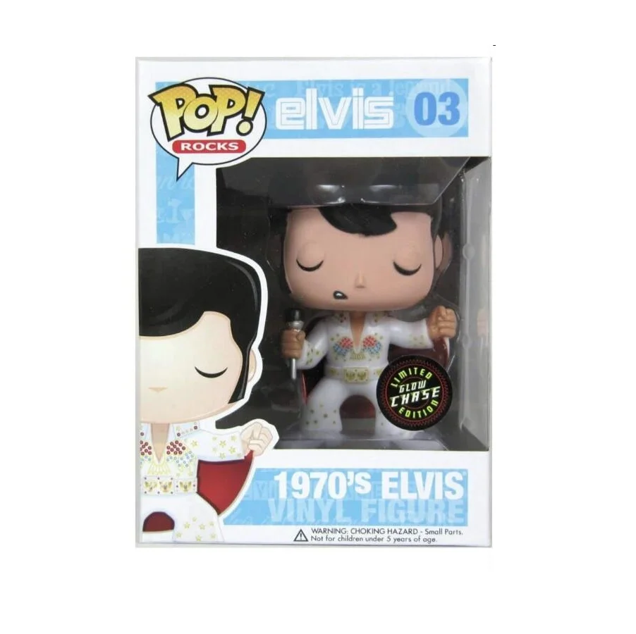 FUNKO POP 1950 JE Elvis 02# 1970 03# Elvis Lutka 10 cm Zbirateljske Model Igrača Dejanje Slika Darilo Igrače Za Chlidren Fantje Dekleta