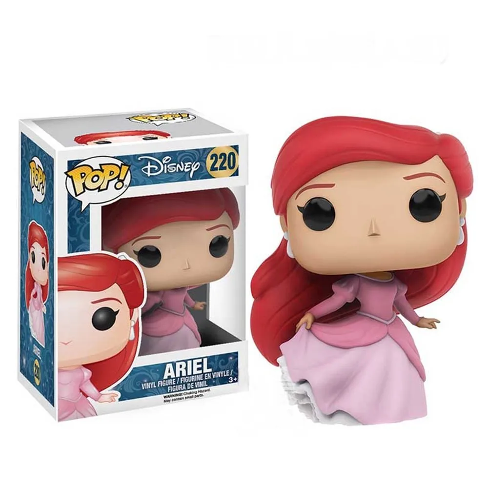 Funko POP Disney Princesa Belle Zapleten Ariel Pepelka Tiana Akcijska Figura, Igrače Vinil Lutke za Otroke Darila za Rojstni dan
