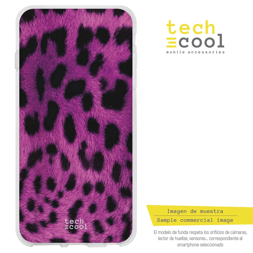 FunnyTech®Silikonsko Ohišje za Xiaomi Redmi Opomba 9 l roza leopard teksturo