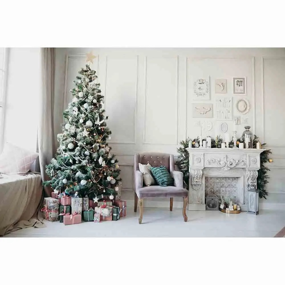 Funnytree ozadje photocall Božič, notranja praznovanje vintage pohištvo dekoracija fotelj ozadju photophone