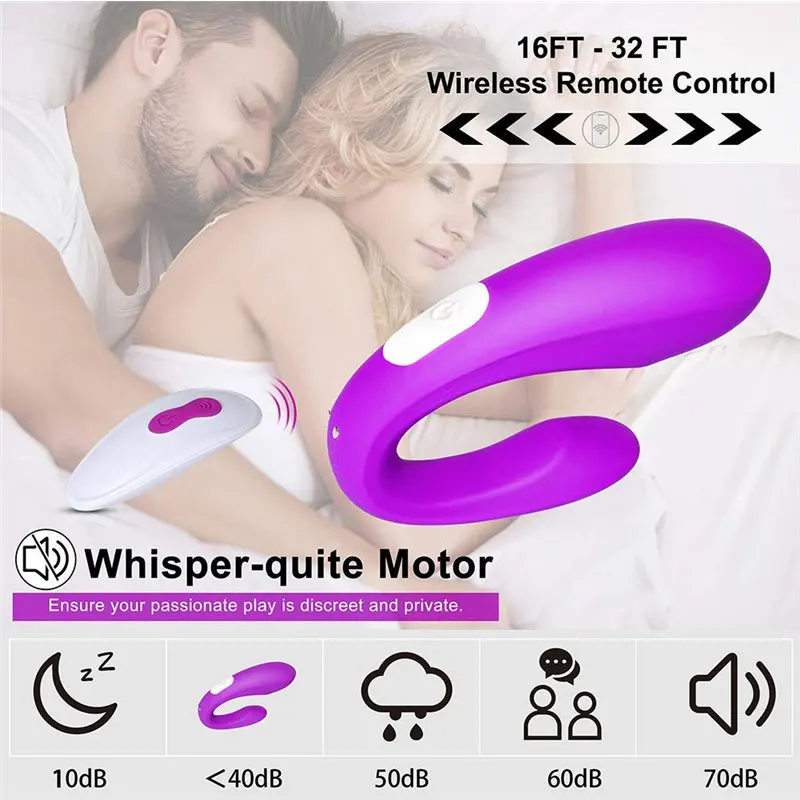 G Spot Klitorisa Vibrator za Ženske Pari Vibrator,Nepremočljiva ponovno Polnjenje, Vibrator Metulj Klitoris Stimulator Sex Shop