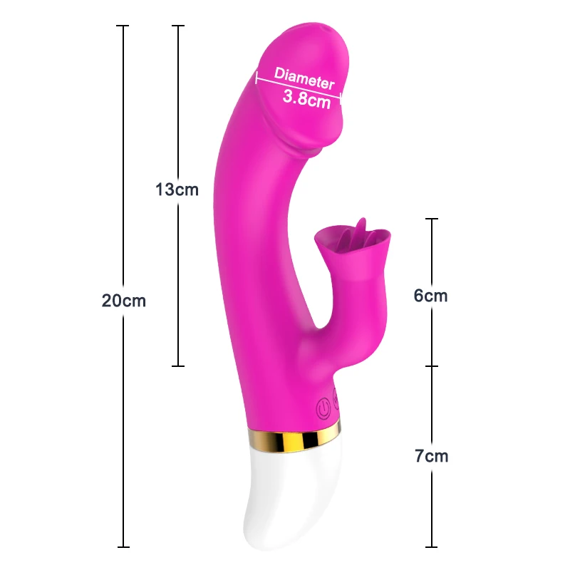 G Spot pravi vibrator rabbit vibratorji za ženske Dvojno vibracije silikonski ženska vagina jezikom klitoris massager sex igrače za ženske