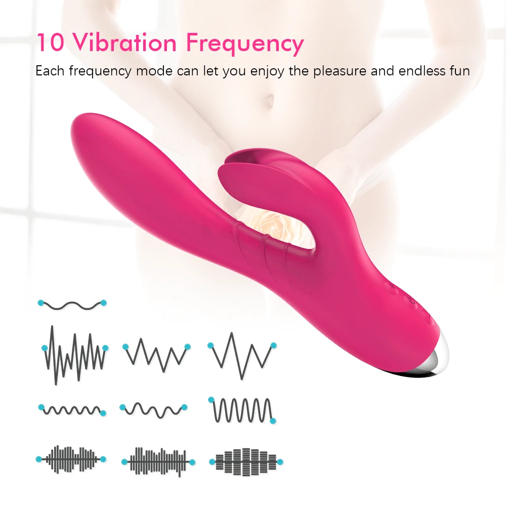 G-spot vibrator 10 speed USB polnilne močan vibrator rabbit vibrator ženski klitoris stimulacije masaža adult sex igrača