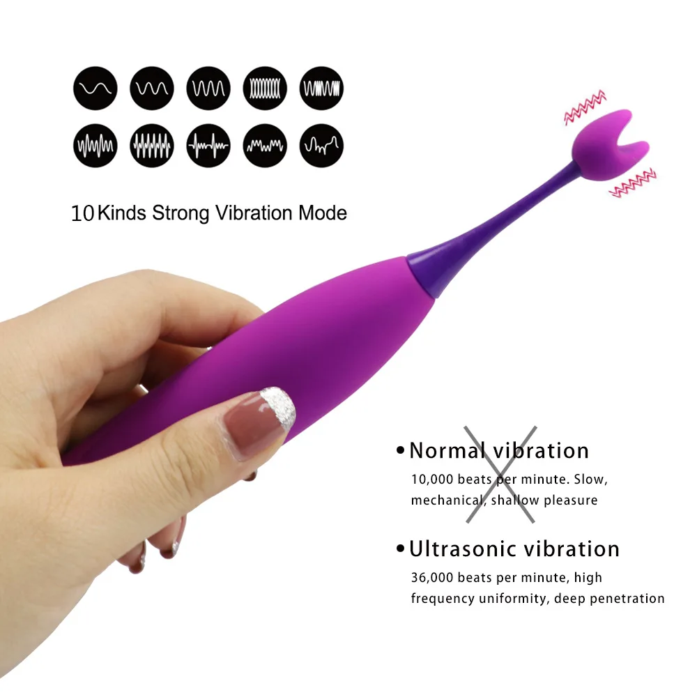 G-spot Vibrator za Klitoris USB Charge Močan Klitorisa Vaginalne Nastavek Stimulator za Hitro Orgazem Seks Igrače za Ženske Masturbacija