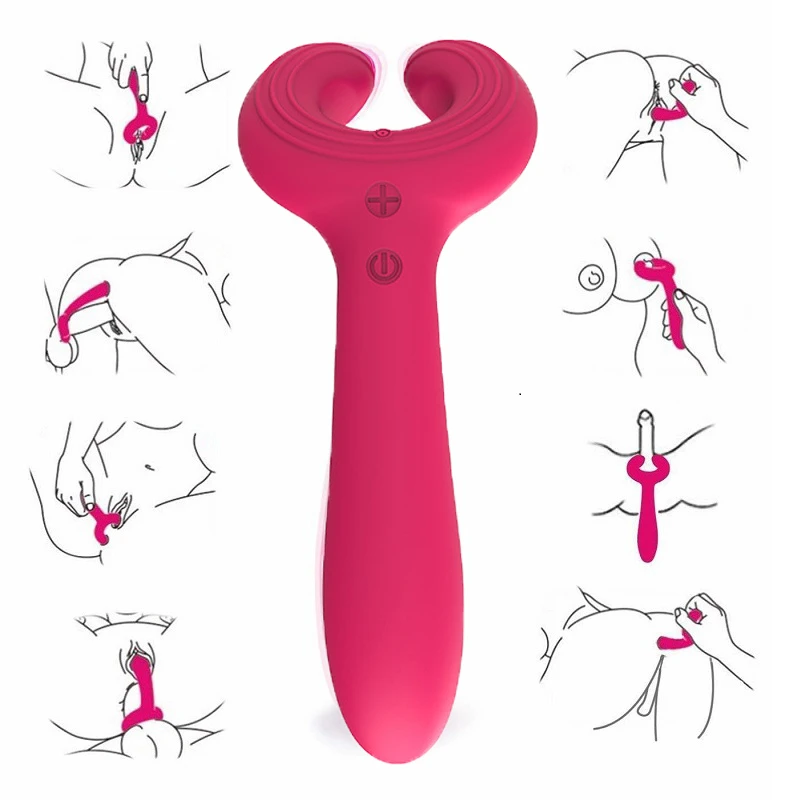 G-Spot Zajec Nepremočljiva Polnilna 3 Motorji, Dildo, Vibrator Za Odrasle Sex Igrače,Silikonski Klitoris Vagine Penis Stimulator Massager