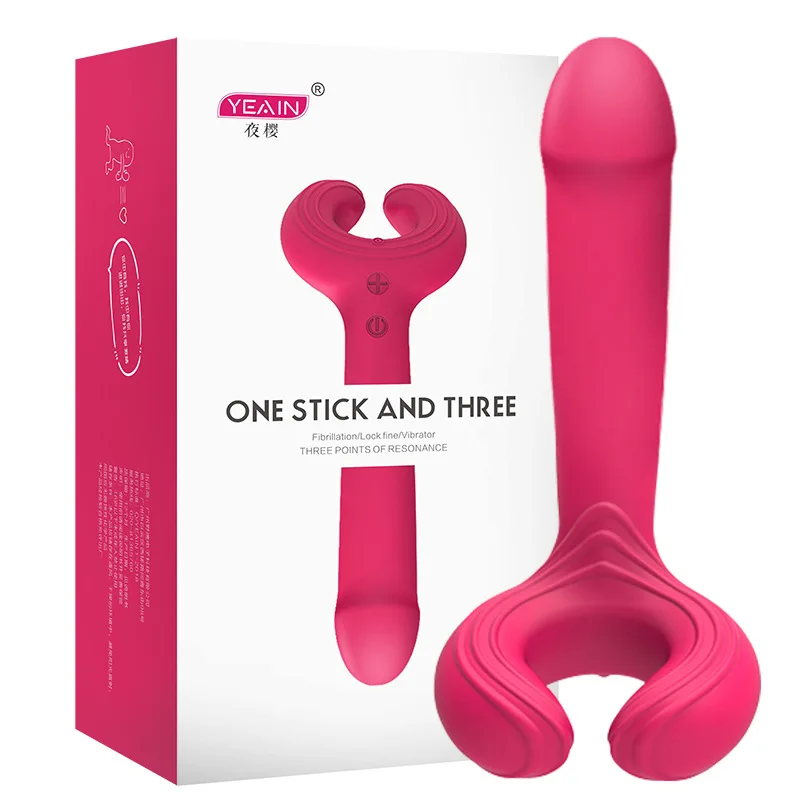 G-Spot Zajec Nepremočljiva Polnilna 3 Motorji, Dildo, Vibrator Za Odrasle Sex Igrače,Silikonski Klitoris Vagine Penis Stimulator Massager