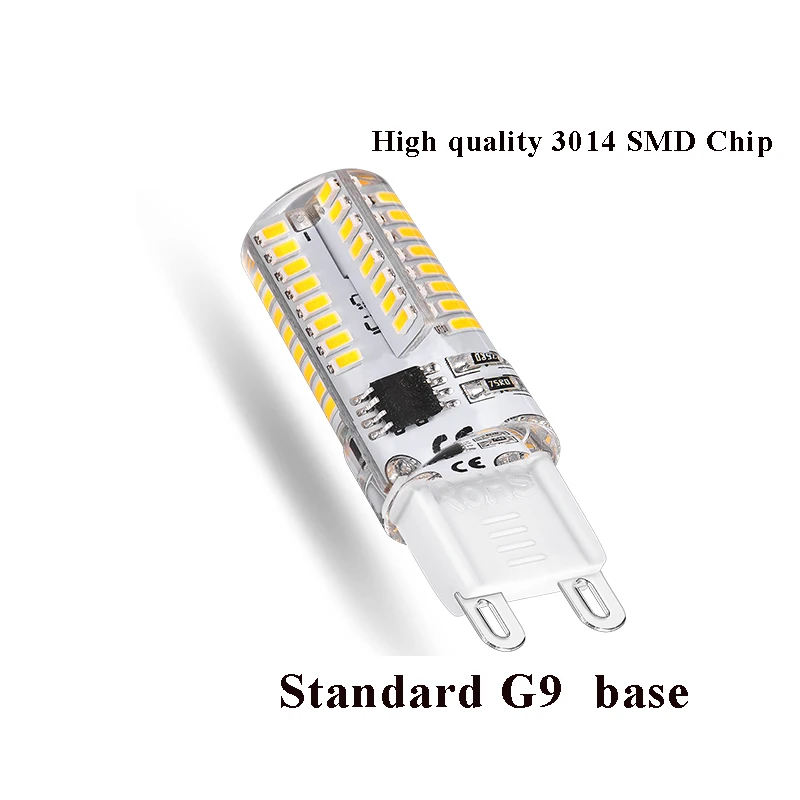 G9 LED Svetilka 220V 110V 3W Zatemniti LED G9 Žarnica 64LEDs 360-stopinjski scenografija SMD 3014 3000K 4000K Zamenjajte 20W Halogenska Žarnica