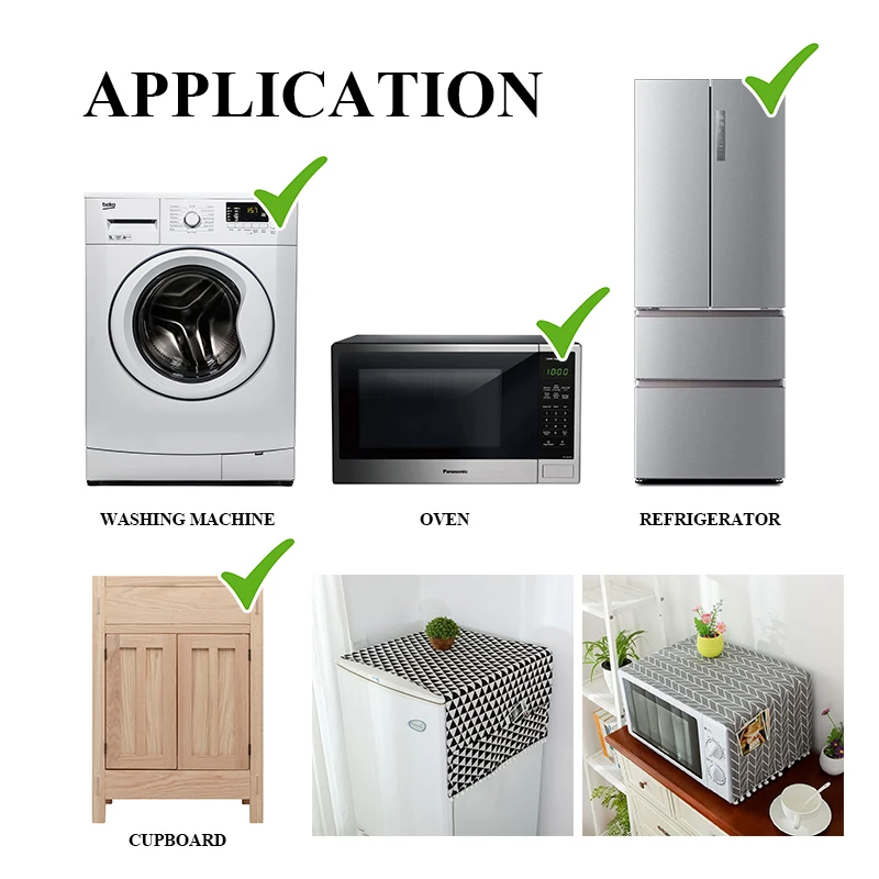 Geometrijske perilo hladilnik kritje krpo ena vrata hladilnik, mikrovalovna pečica prah pokrov bobna pralnega stroja kritje brisačo