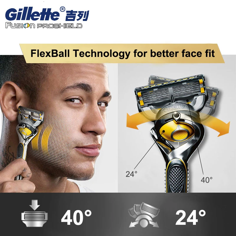 Gillette Fusion Proshield Originalne Varnostne Britev Britje Za Moške Kasete Britev Ročaj Imetnik Z Zamenjavo Glave