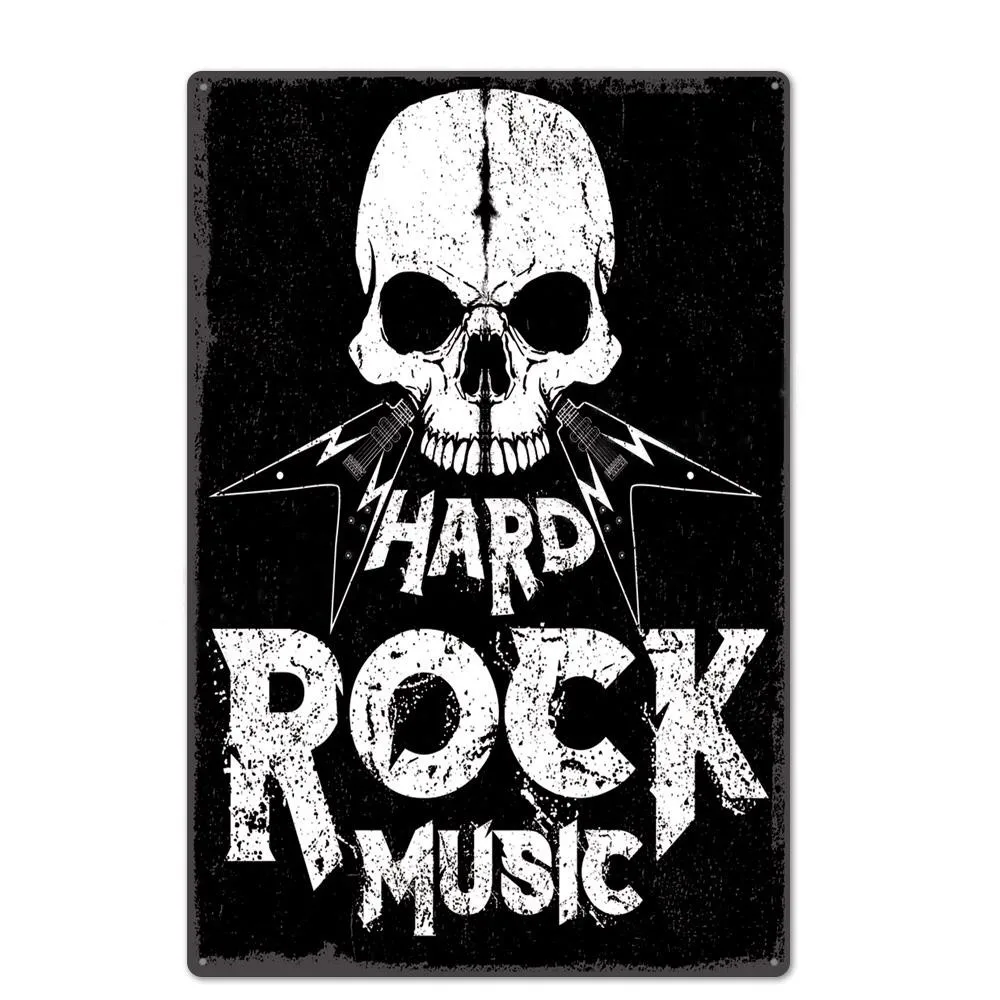 Glasba Kovinski Plakat Plaketo Kovinski Letnik Rock N Rool Kovinski Znak Tin Prijavite Stenski Dekor Za Bar Pub Klub Človek Jama Železa Slikarstvo