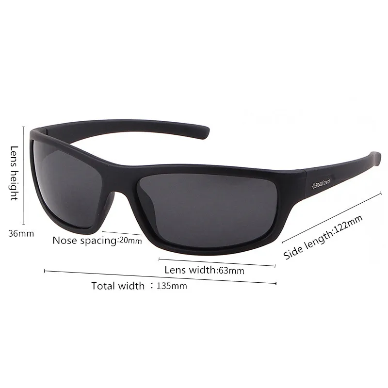 Glitztxunk Novo Polarizirana sončna Očala Moških Kvadratnih blagovna Znamka Modnih Športna sončna Očala Za Moške Prostem Očala Očala UV400 Oculos