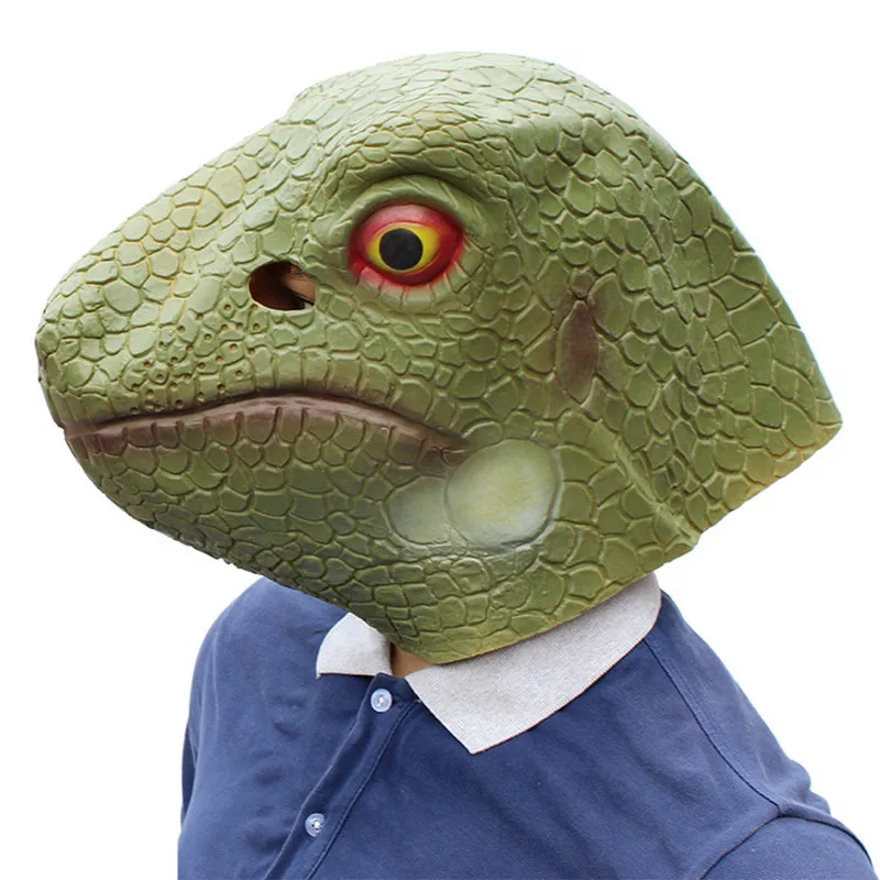 GNHYLL Kuščar Gecko Ustvarjalne Smešno Latex Maske Unisex Film Cosplay Anime Noša Prop Odraslo Žival Stranka Maske Za noč Čarovnic