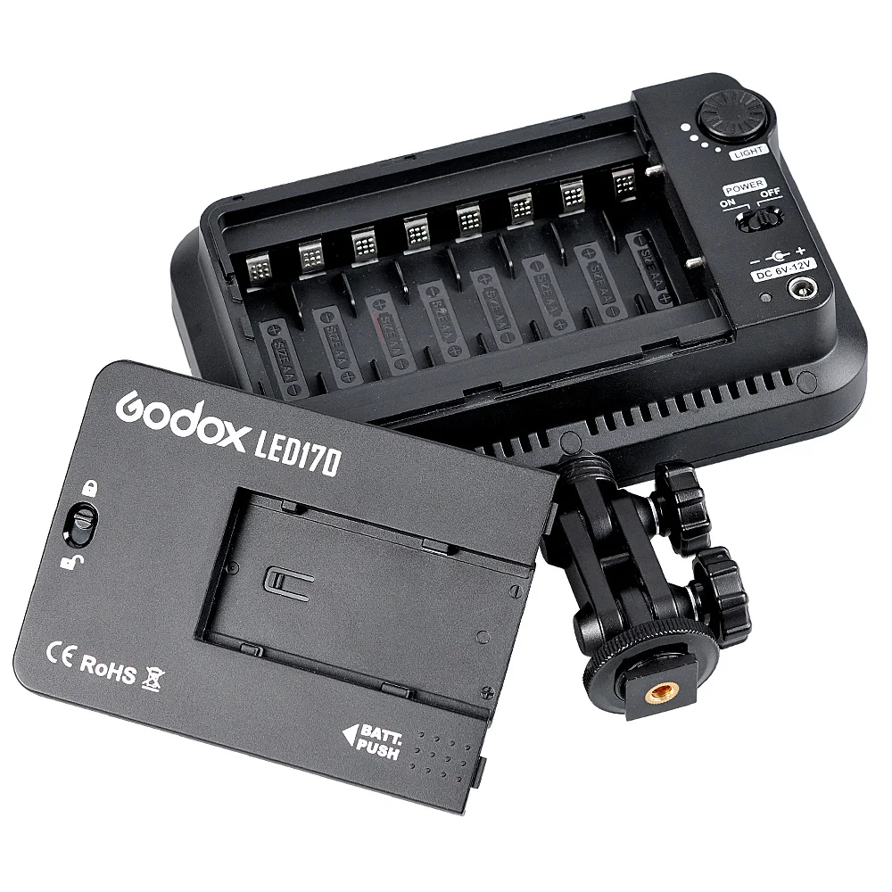Godox 170 LED Video Lučka Lučka + Filter za DSLR Digitalni Fotoaparat, Videokamera DV Poroko