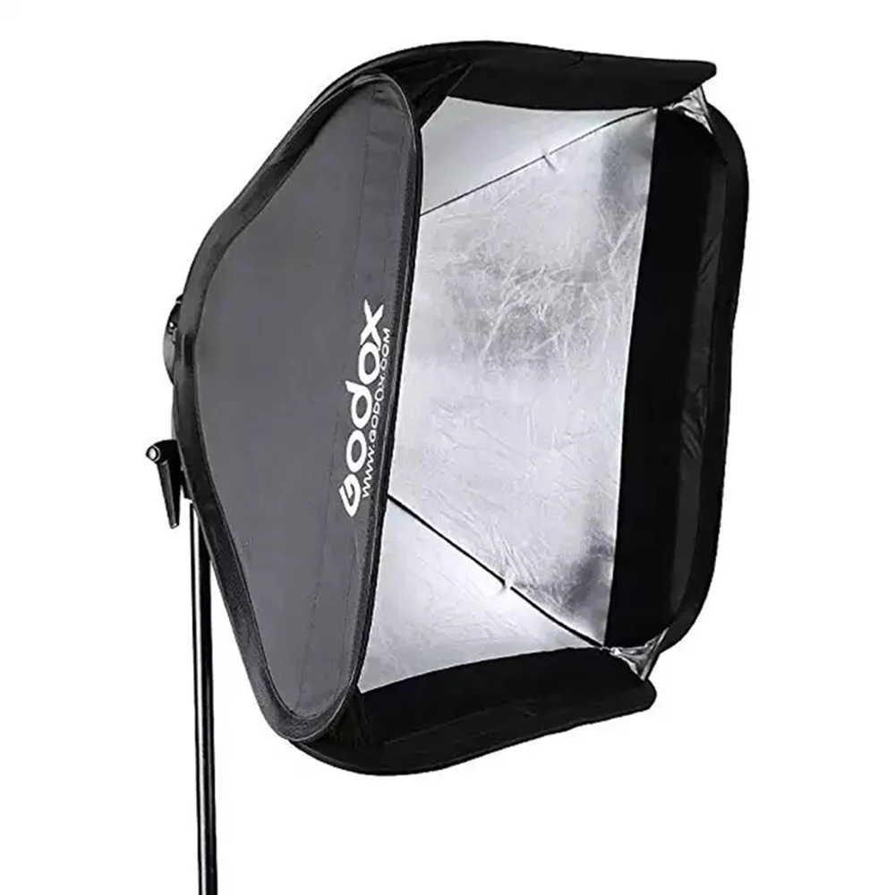 Godox 60x60 cm Softbox Kit Flash Difuzor + S-vrsta Nosilec Bowens Držalo za Canon, Nikon Bliskavico Speedlite 60*60 cm Soft box