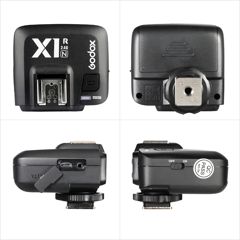 Godox X1R-N TTL 2.4 G Brezžični Sprejemnik se Bliskavica Sproži 32 kanalov za Nikon DSLR Fotoaparat za X1N Sproži X1-N X2T V1 V860II TT685