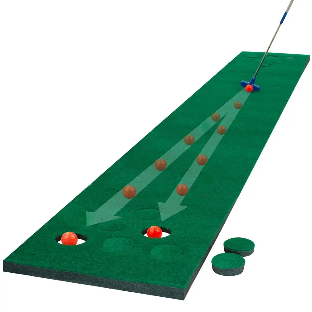 Golf Pivo Pong Igra Zelena Mat za Domačo Uporabo in Opremo za Usposabljanje Golf Dajanje Praksi Preproge za Zunanji/Notranji Družini Stranka