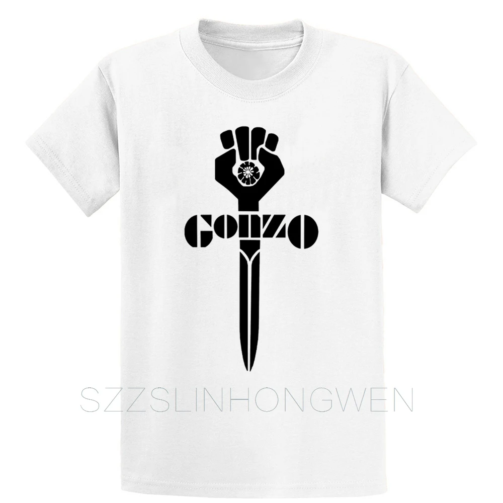 Gonzo Lovec S Thompson Strah in Gnus V Las Zelenjave T Shirt Tiskanje Edinstvenega Vintage Pomlad Jesen v Velikosti 5xl Bombaž Verodostojno Majica