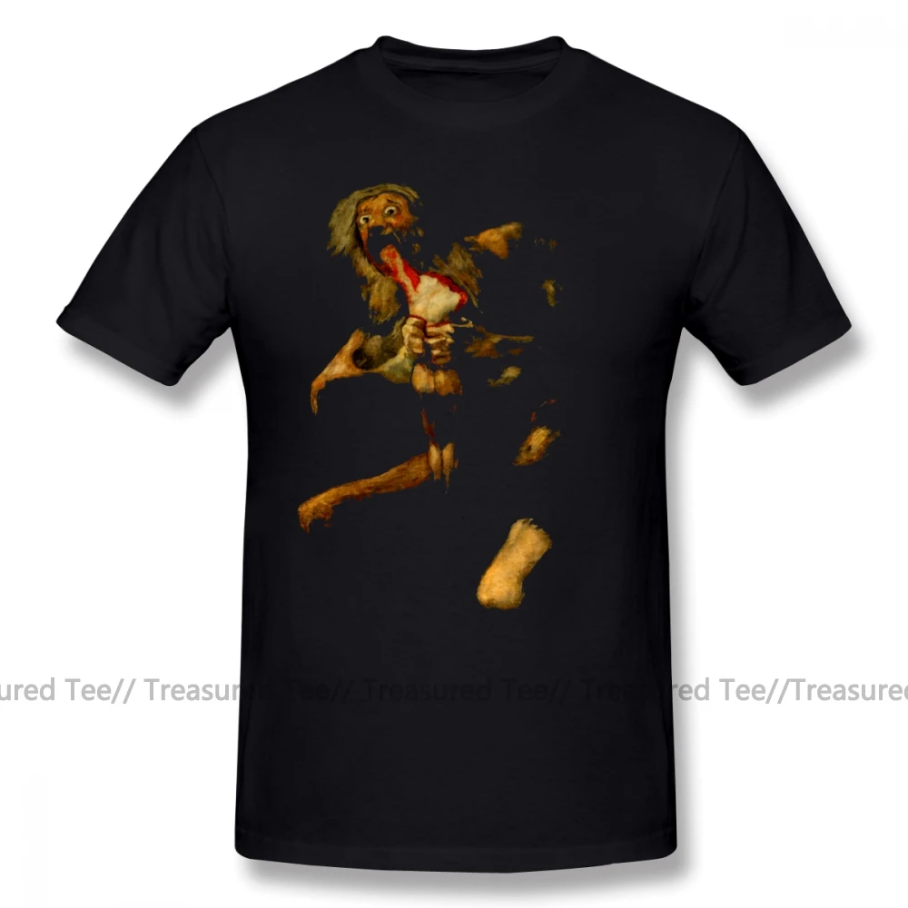 Goya T Shirt Saturn Devouring Njegov Sin Klasično Slikarstvo Francisco Goya T-Shirt 6xl Moški Tee Majica Zabavno Moda Natisnjen Tshirt